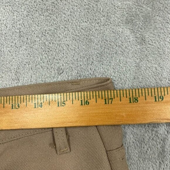Vintage Levis Action Slacks Brown Polyester Trousers W36 L31 USA-Made a0183 - Picture 2 of 10